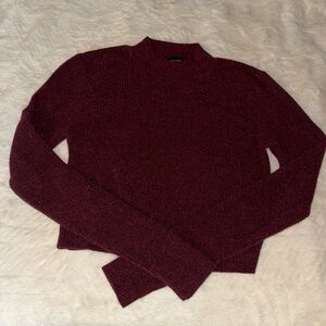 Forever 21 Maroon Turtleneck Sweater